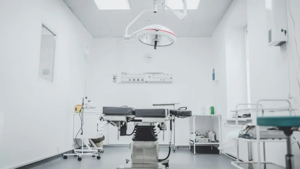 Clean examination room